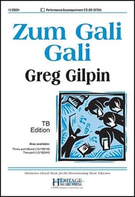 Zum Gali Gali TB choral sheet music cover Thumbnail